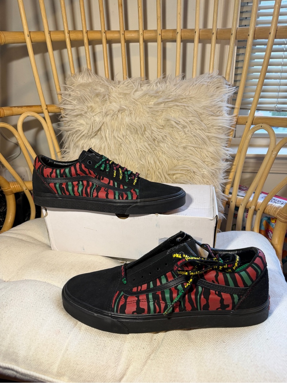 EUC VANS x A TRIBE CALLED QUEST ATCQ Old Skool Skate Sneakers Men 13